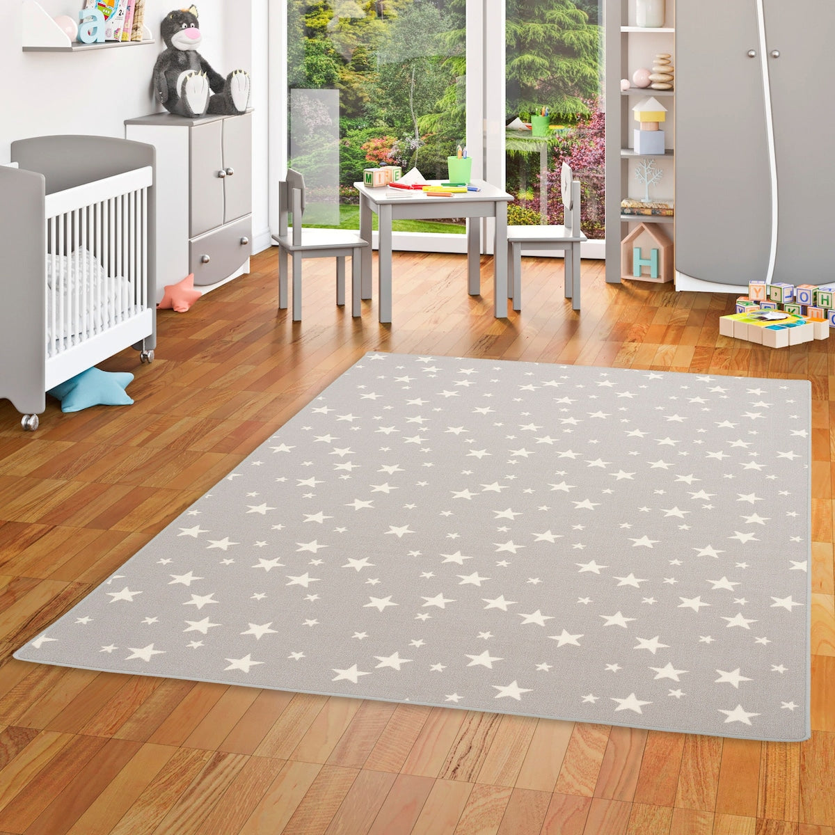 Barne- og leketeppe polyamid flerfarget 4 mm - Snapstyle