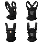 Bæresele Adapt SoftFlex Mesh Onyx Black bakside