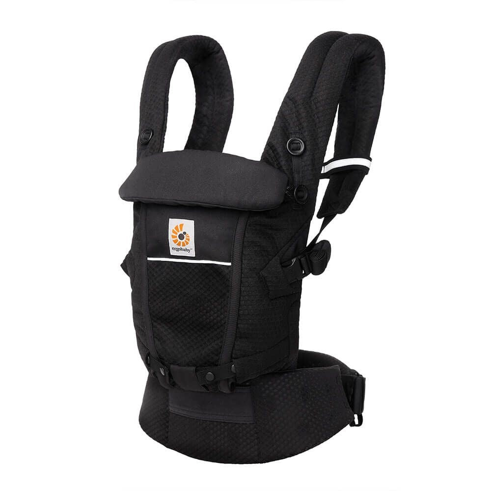Bæresele Adapt SoftFlex Mesh Onyx Black forfra