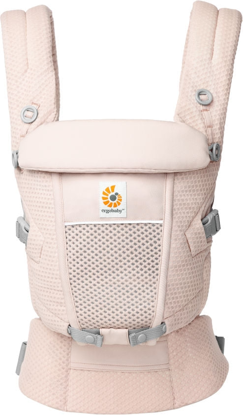 Bæresele Adapt SoftFlex Mesh Pink Quartz bakside