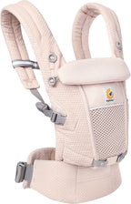Detalj av SoftFlex Mesh materiale på Bæresele Adapt SoftFlex Mesh Pink Quartz
