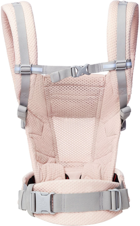 Montert Bæresele Adapt SoftFlex Mesh Pink Quartz i bruk