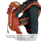 Bæresele DidyFix Fullbuckle 3,5-20 kg bomull, Rusty Red logo