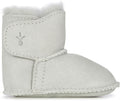 Baby Bootie lammeskinn 12-18 mnd slate forfra