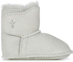 Baby Bootie lammeskinn 12-18 mnd slate forfra