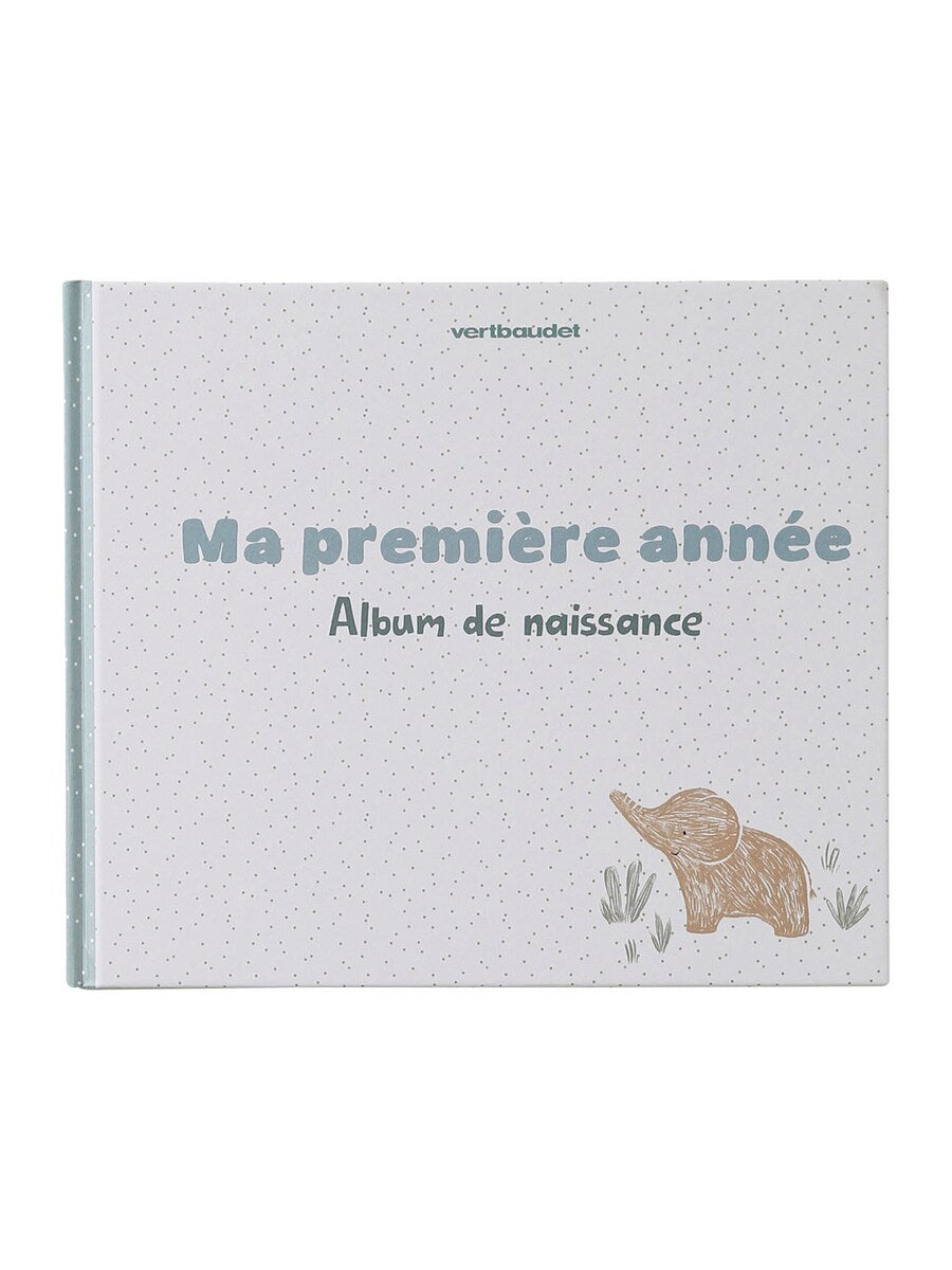Bakside av Baby minnebok med hardcover 47 sider