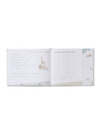 Baby minnebok med hardcover 47 sider åpnet side
