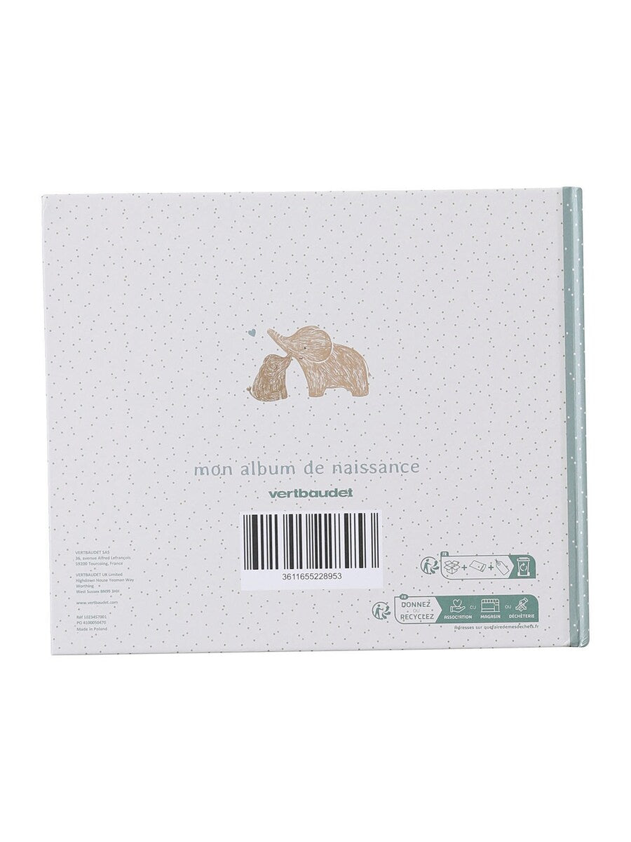 Montert Baby minnebok med hardcover 47 sider