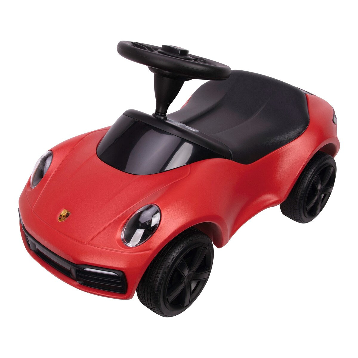 Montert Baby Porsche 911 gåbil i rødt