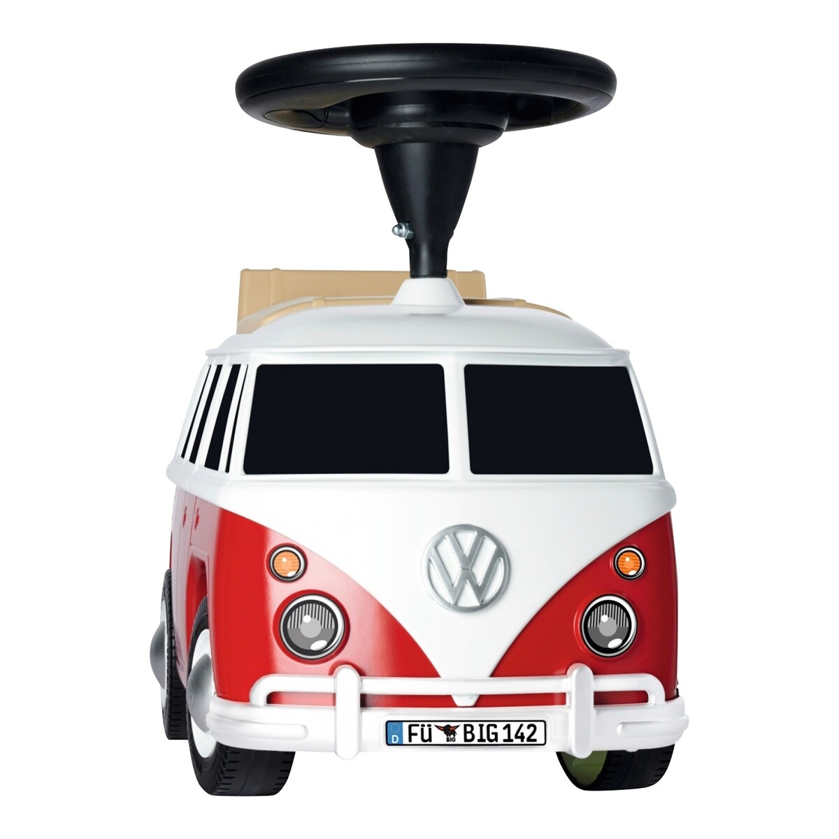 Baby VW T1 gåbil med stillehjul bakside