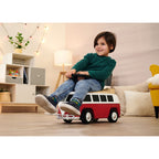 Baby VW T1 gåbil med stillehjul anhengskobling detalj