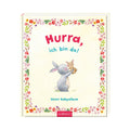 Babyalbum med polstret hardcover 80 sider på tysk fra arsEdition vist forside