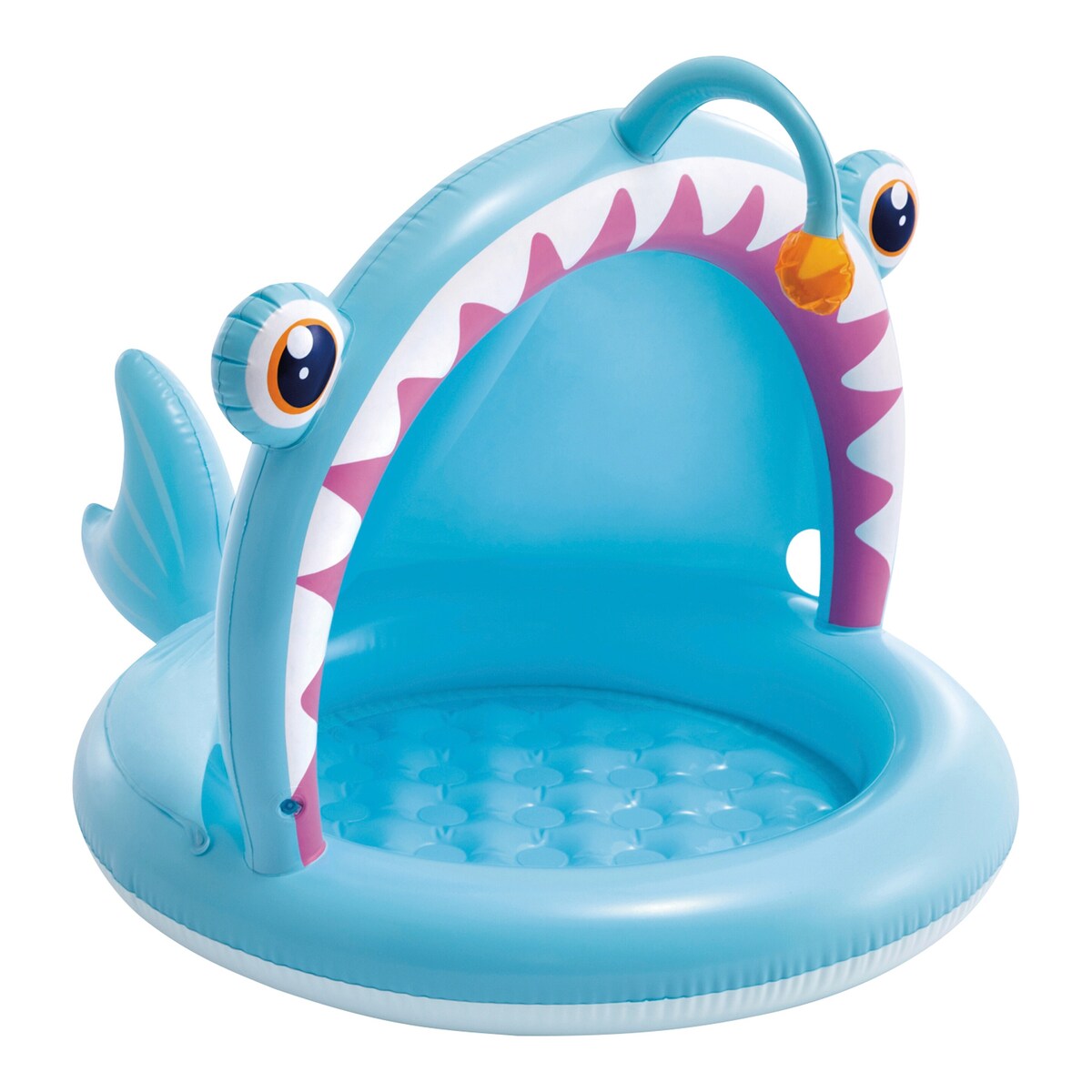Babybasseng marulk med soltak 127 x 102 cm fra 12 mnd forfra