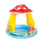 Babybasseng sopp med soltak 102 x 89 cm fra 12 mnd forfra