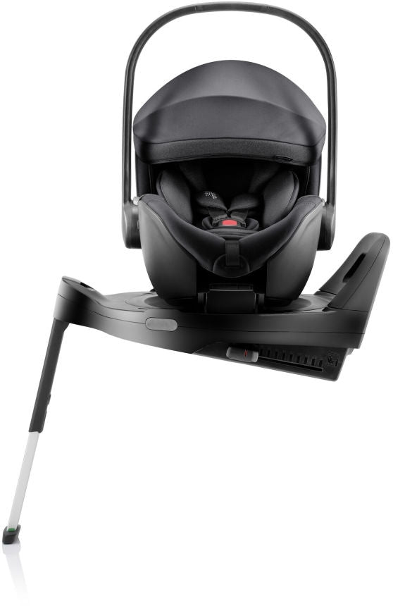 Babybilstol i-Size 40-85 cm Baby-Safe Pro 3,9 kg Carbon Black montert i bil