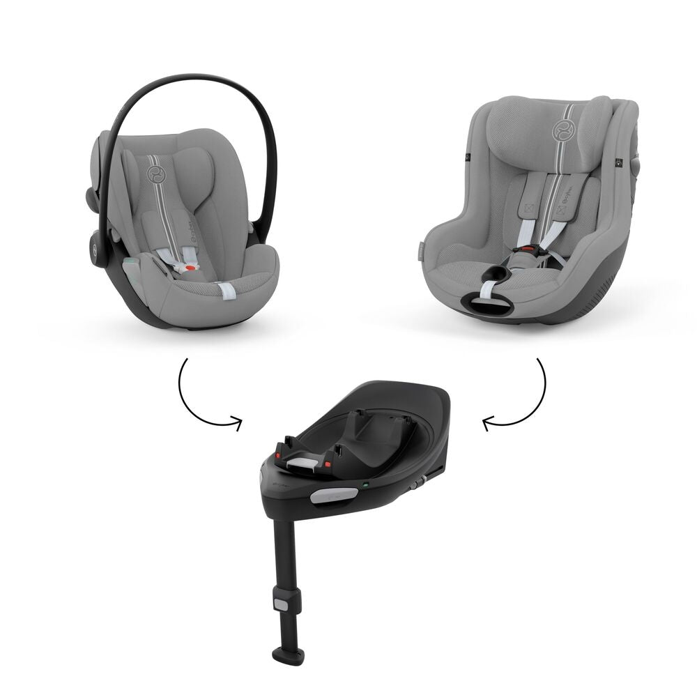 Babybilstol Cloud G i-Size Plus Stone Grey liggestilling