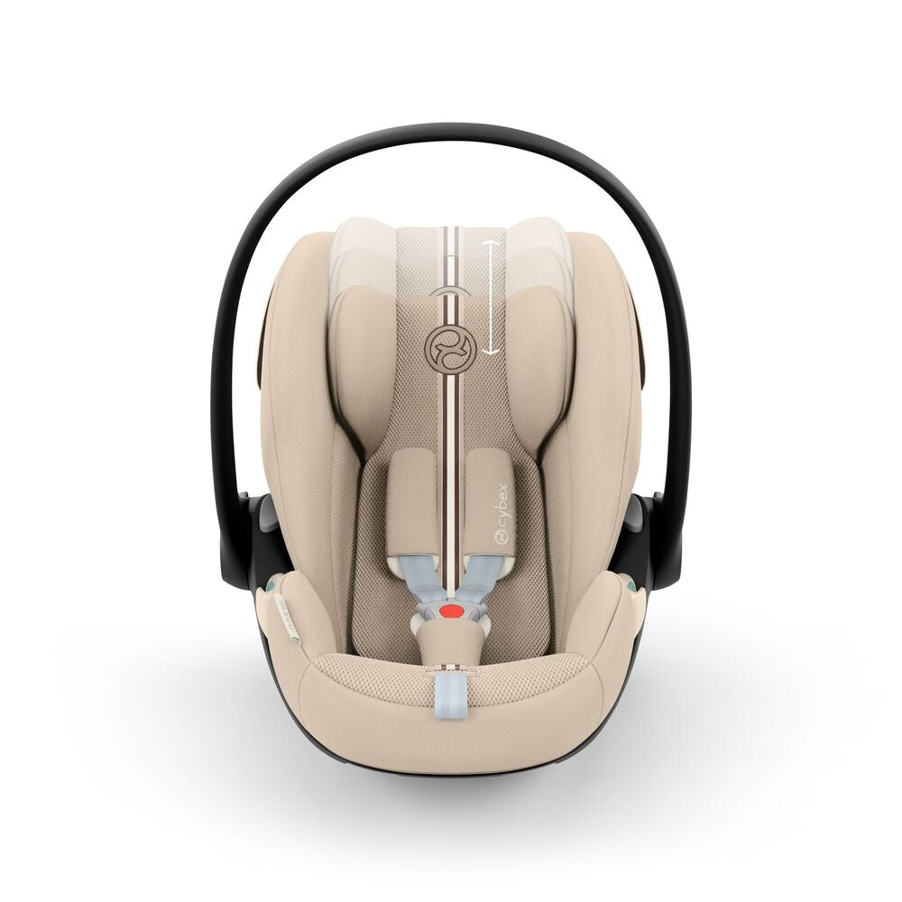 Babybilstol Cloud G3 Plus Almond Beige bakside