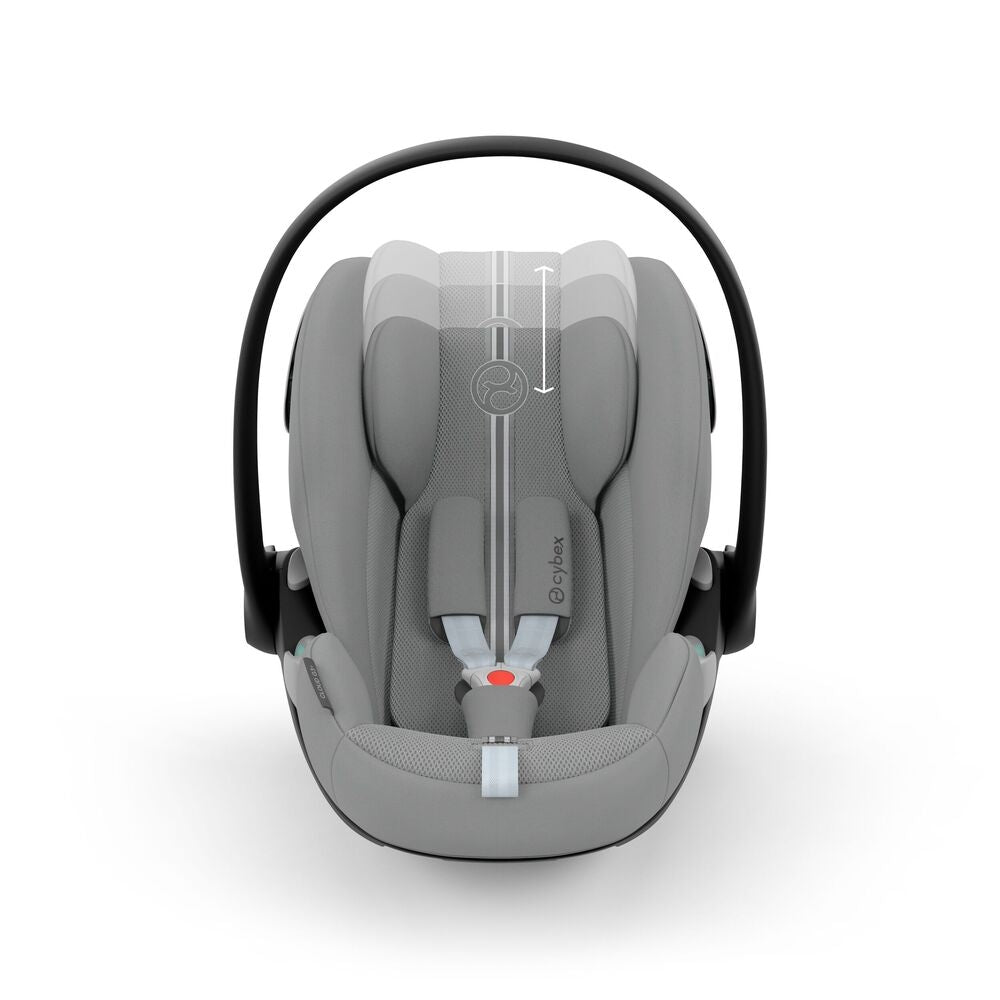 Babybilstol Cloud G3 Plus Stone Grey bakside
