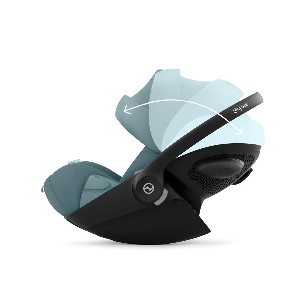 Babybilstol Cloud G3 Plus Stormy Blue og Base G3 sammen