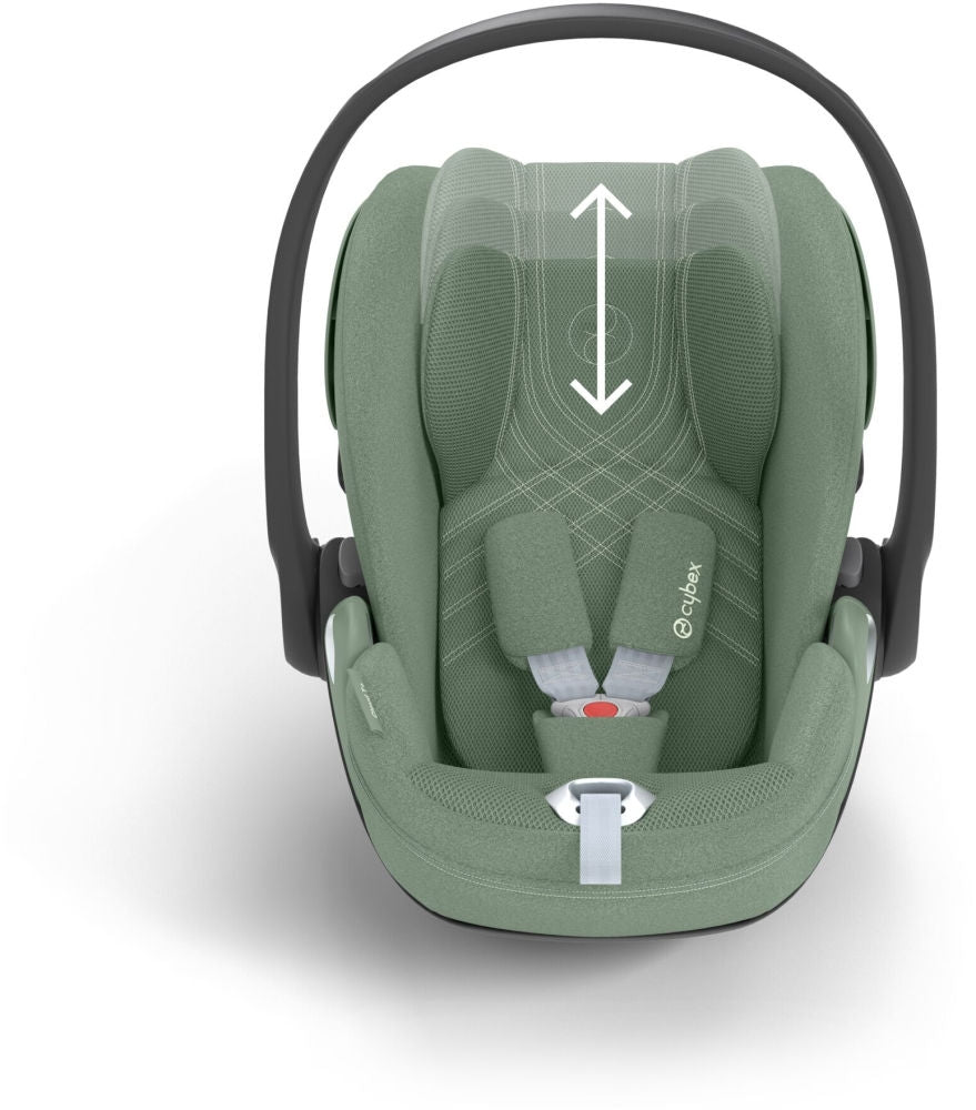 Detalj av Babybilstol Cloud T i-Size PLUS (45-87cm) Leaf Green stoff