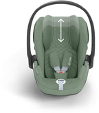 Detalj av Babybilstol Cloud T i-Size PLUS (45-87cm) Leaf Green stoff