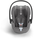 Babybilstol Cloud T i-Size PLUS Mirage Grey montert i bil