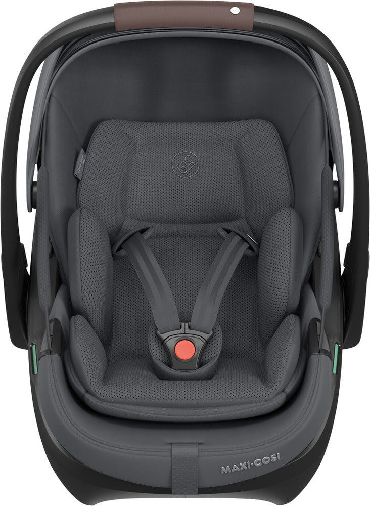 Babybilstol Coral Slide Pro Moon Graphite forfra