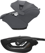 Babybilstol Coral Slide Pro Moon Graphite bakside