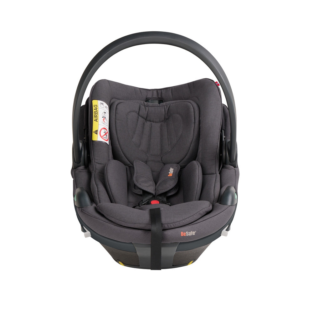 Babybilstol Go Beyond² 40-87 cm Dark Grey Mélange - BeSafe forfra