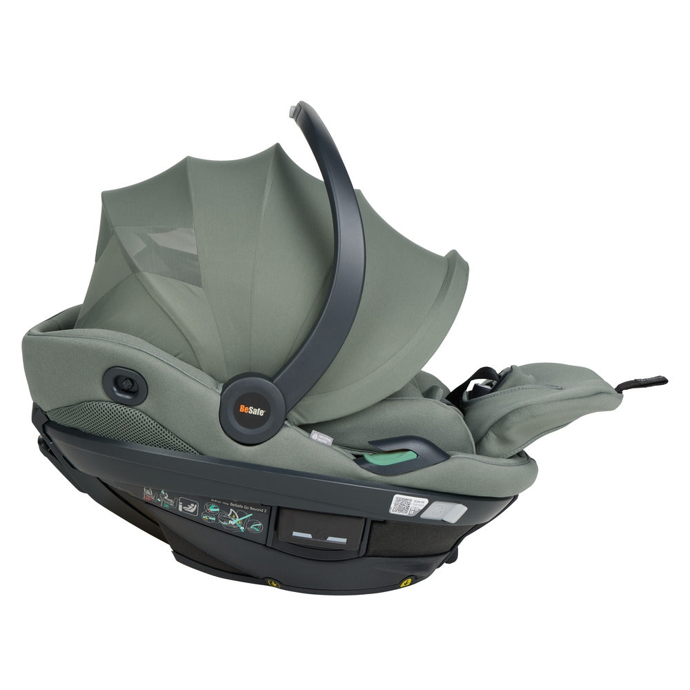 Nærbilde av hodestøtte på Babybilstol Go Beyond² 40-87 cm Meadow Green Soft Breeze