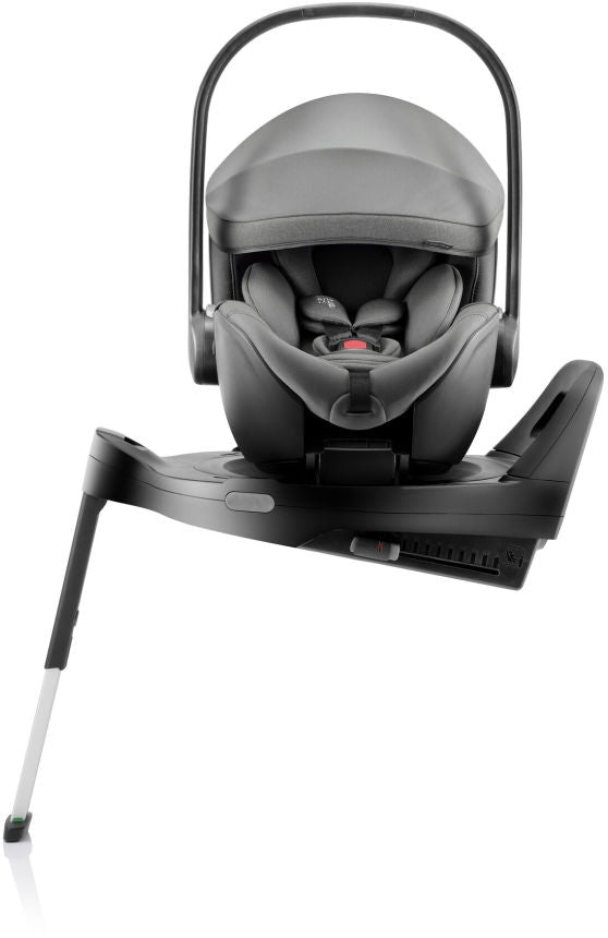 Babybilstol i-Size 40-85 cm Baby-Safe Pro 3,9 kg Mineral Grey montert i bil