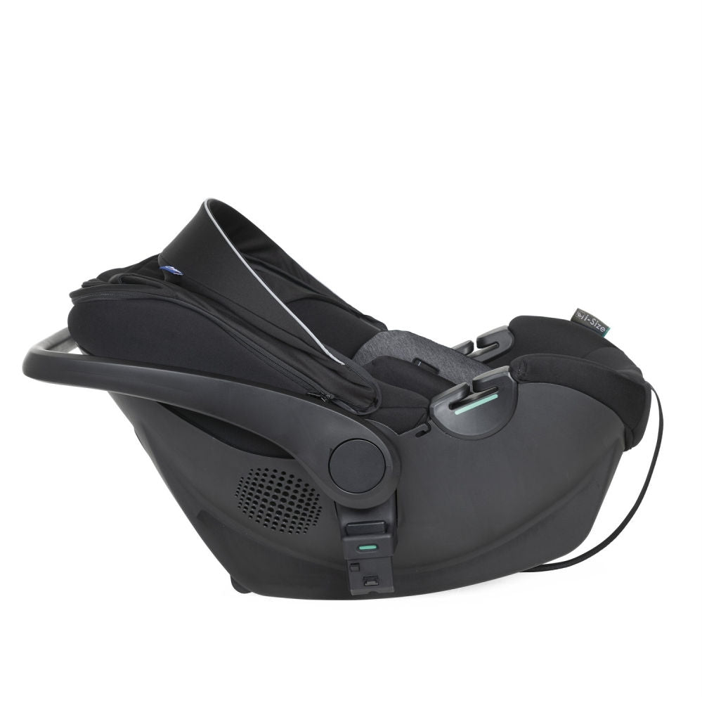 Babybilstol Kory Air Plus i-Size 40-85 cm Black Air solskjerm