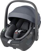 Montert Babybilstol Pebble 360 Essential Graphite i bil