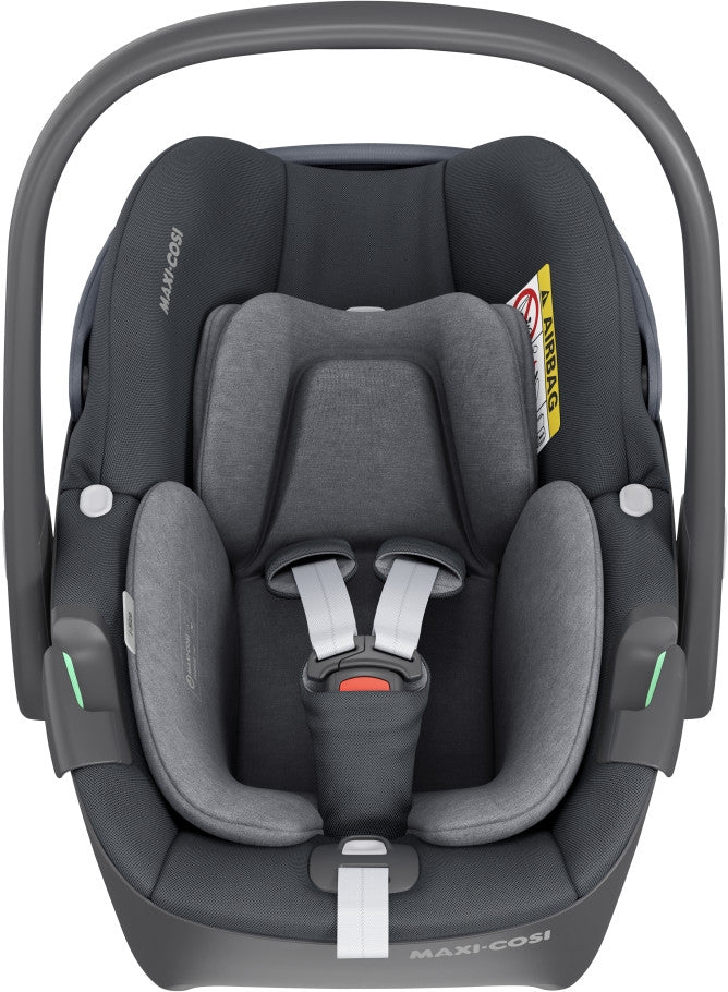 Detalj av sikkerhetsbelte på Babybilstol Pebble 360 Essential Graphite