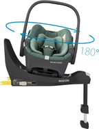 Babybilstol Pebble 360 Essential Green bakside