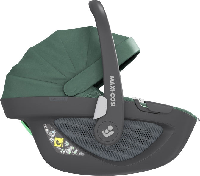 Babybilstol Pebble 360 Essential Green roterende base