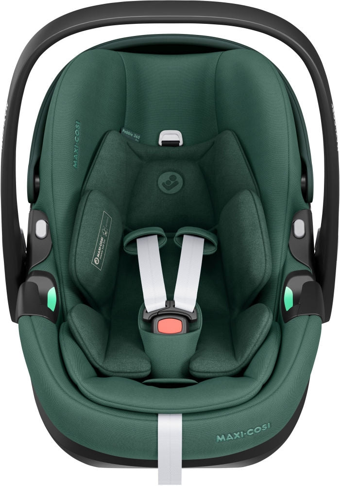 Bakside av Babybilstol Pebble 360 Pro 2-i-1 med FamilyFix 360 Pro base