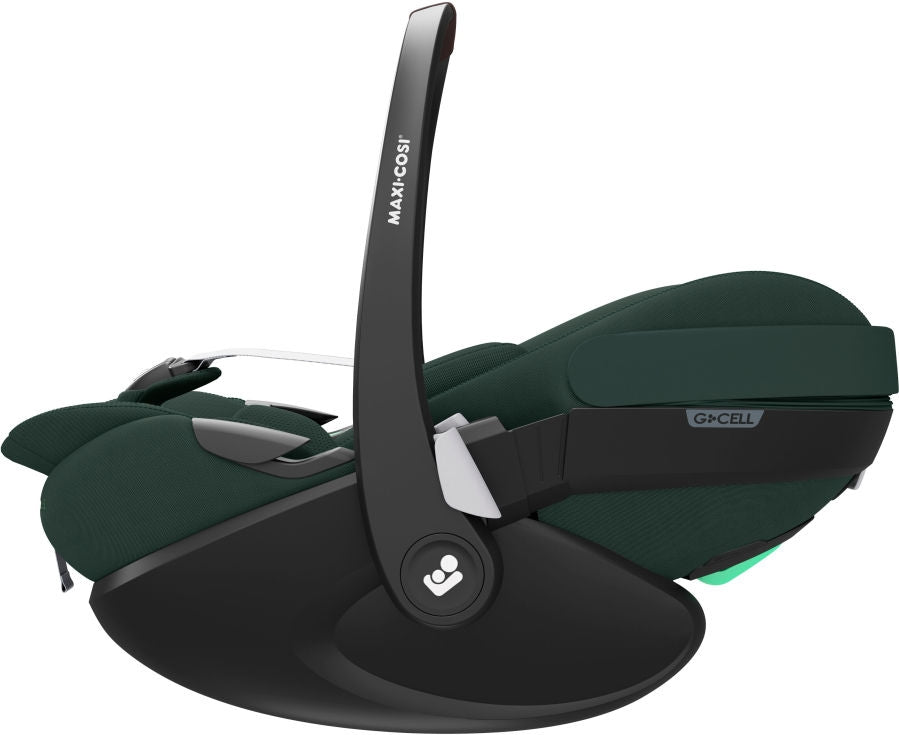 Babybilstol Pebble 360 Pro2 Twillic Green montert i bil