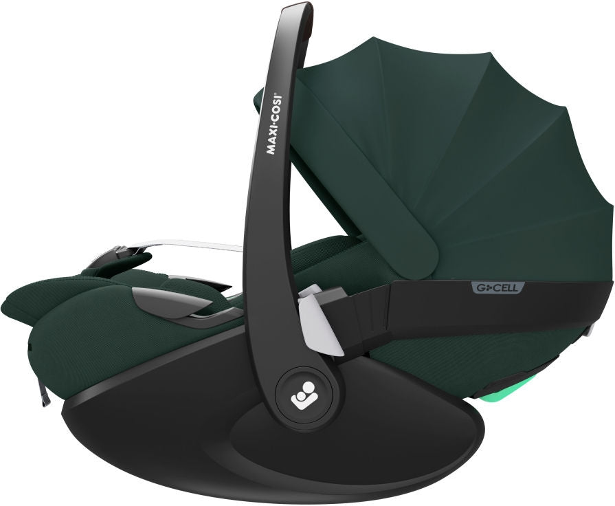Babybilstol Pebble 360 Pro2 Twillic Green med solskjerm