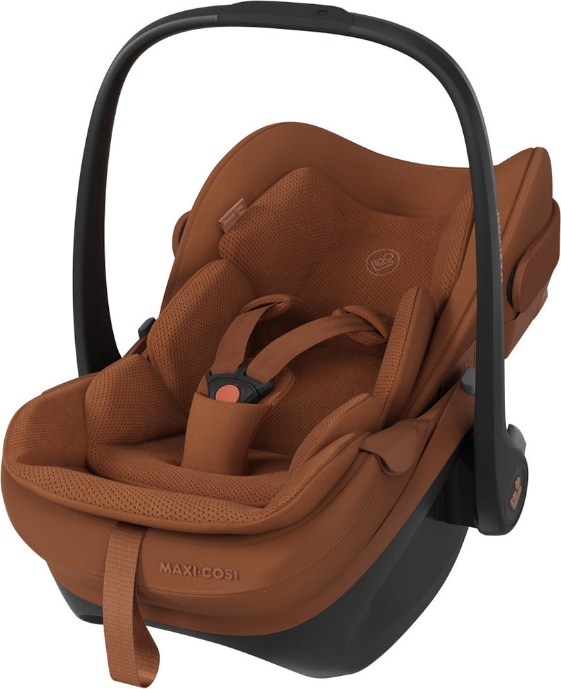 Babybilstol Pebble Slide Pro Copper Terra forfra