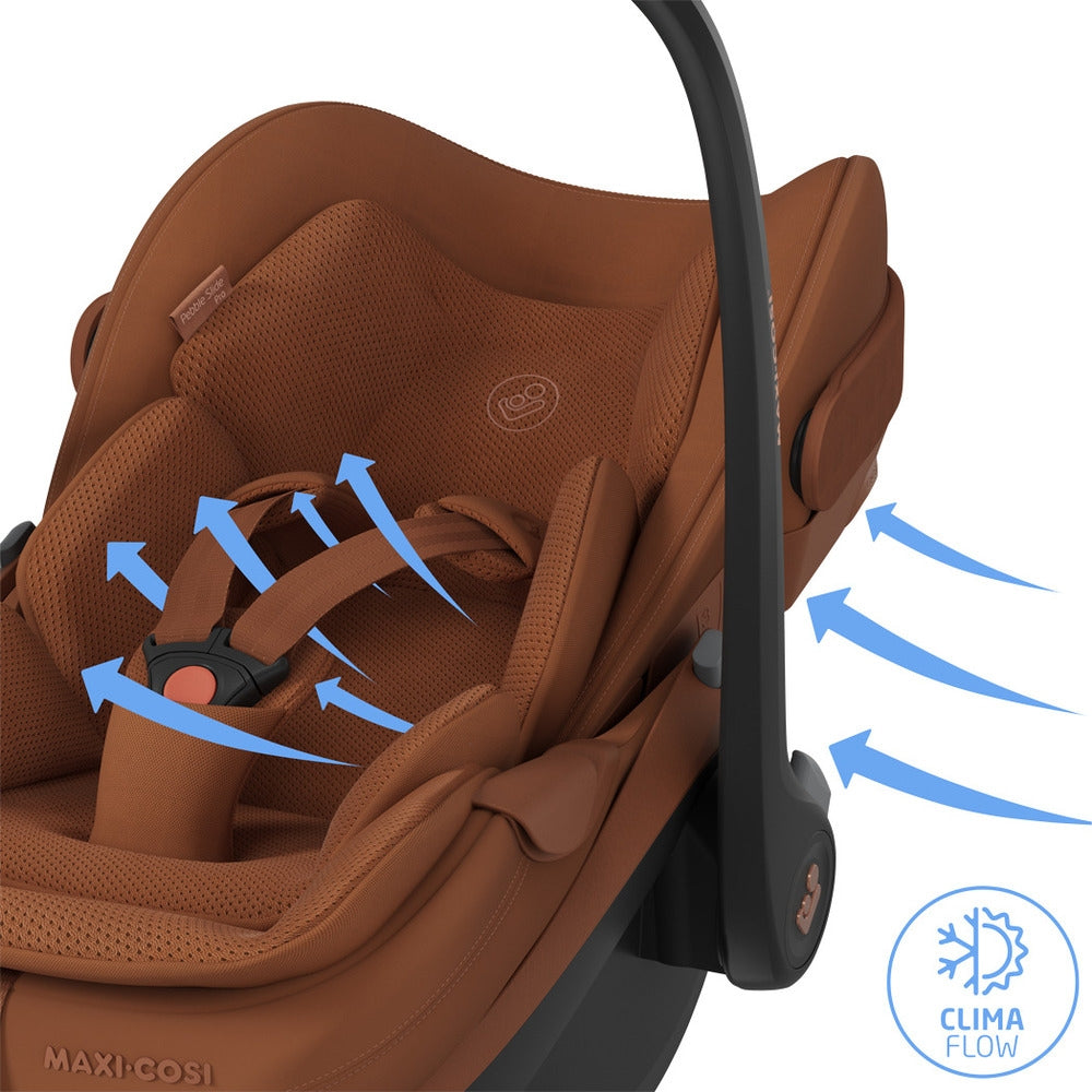 Babybilstol Pebble Slide Pro Copper Terra vekt og mål