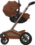 Babybilstol Pebble Slide Pro Copper Terra montert i bil
