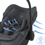Sidebeskyttelse G-CELL på Babybilstol Pebble Slide Pro