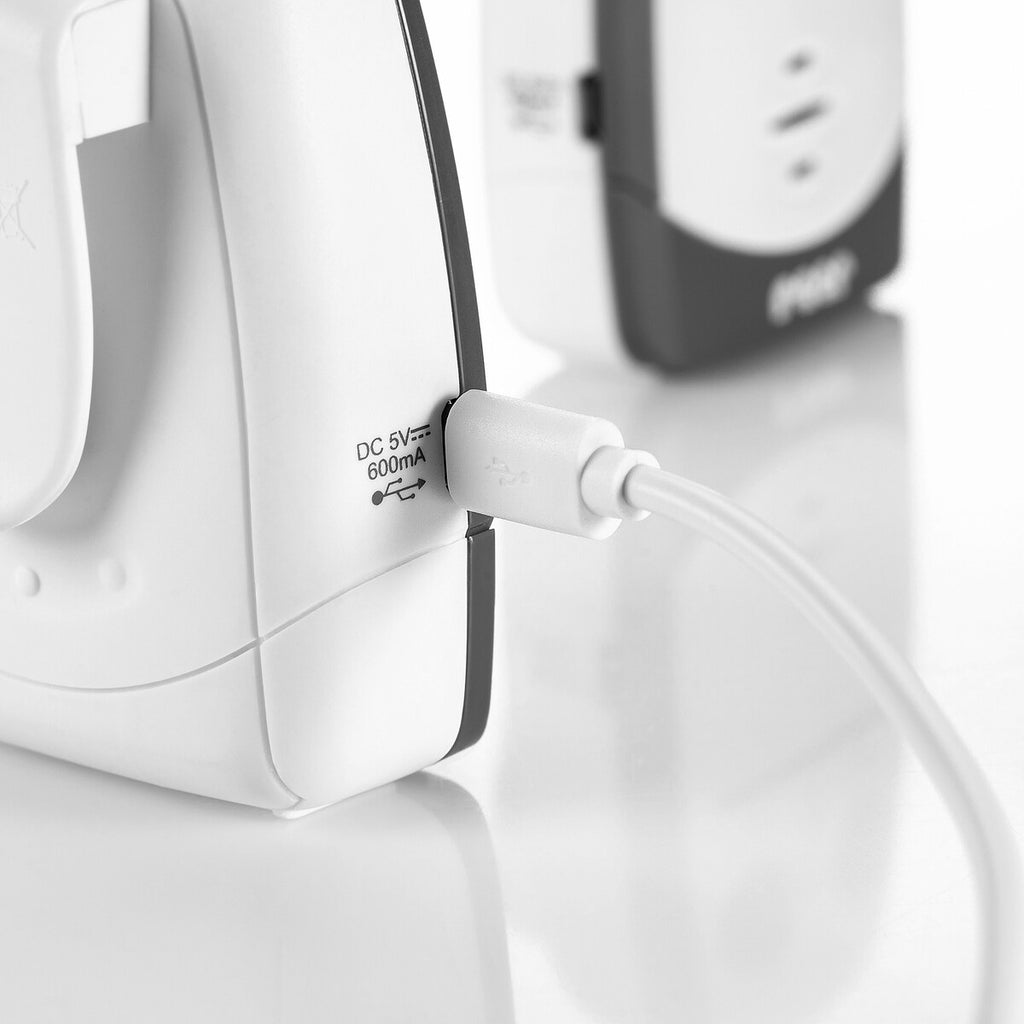 Babycall Cosmo Audio digital med rekkevidde 600 m nattlys detalj