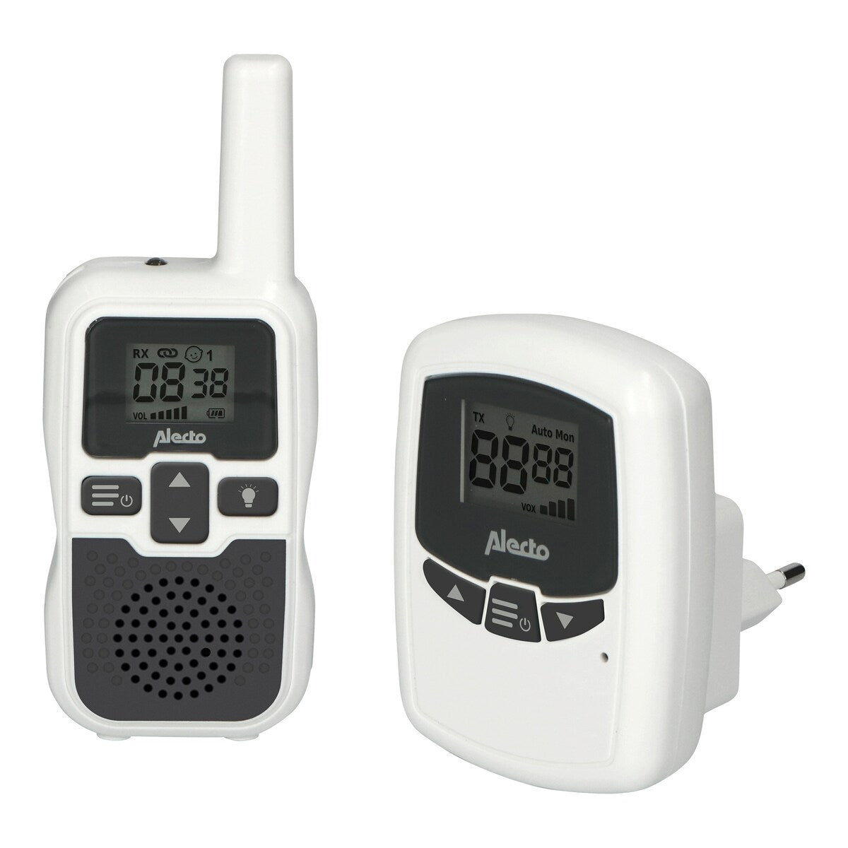 Babycall DBX-80 med rekkevidde opptil 3000 m forfra