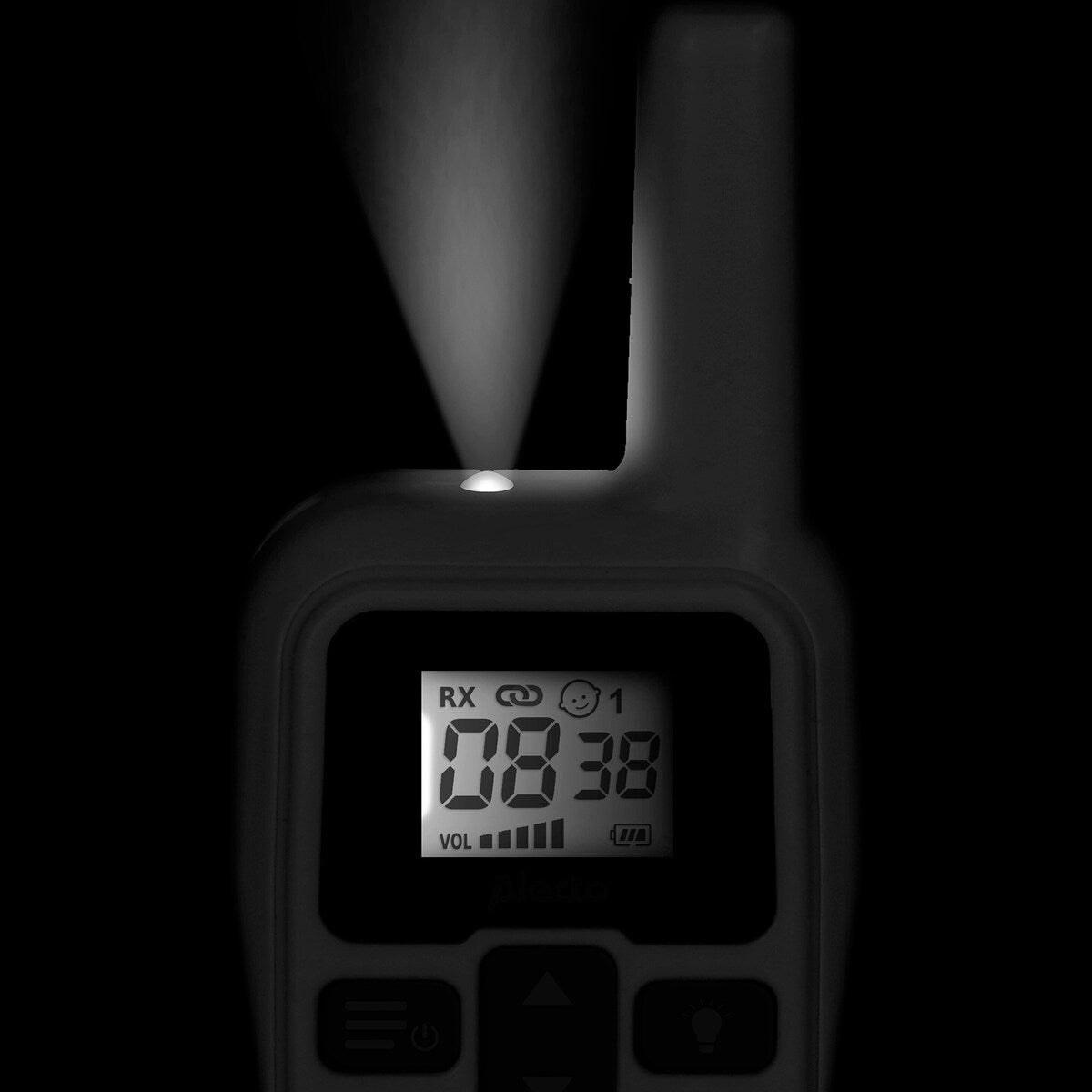 Babycall DBX-80 med rekkevidde opptil 3000 m batteristatus varsel