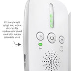 Detalj av kontrollpanelet på Babycall DECT med Smart Eco Mode og nattlys - Philips Avent
