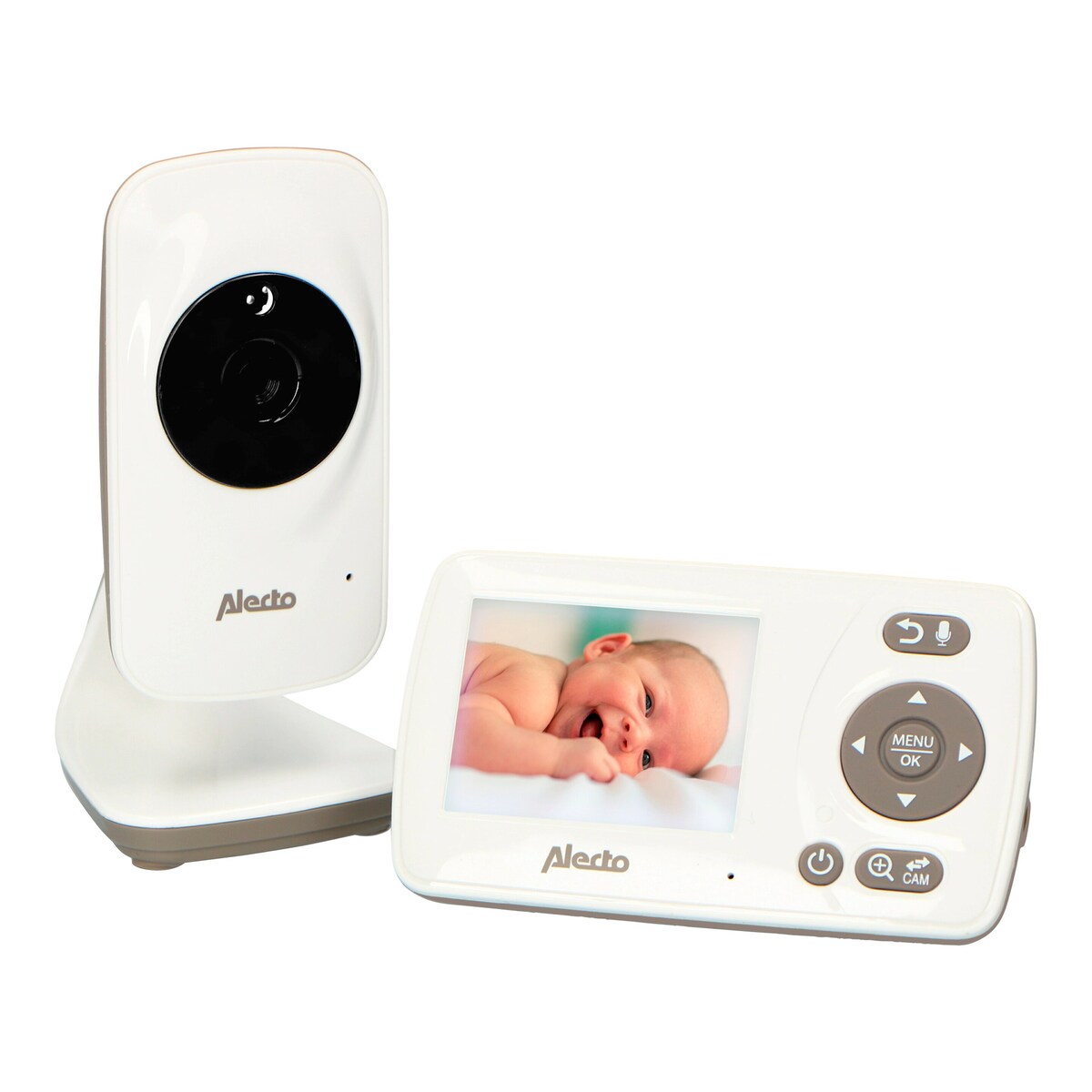 Babycall DVM71 med kamera forfra