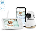 Kabler inkludert med Babycall med gråteanalyse og HD-kamera hvit - Maxi-Cosi See Pro