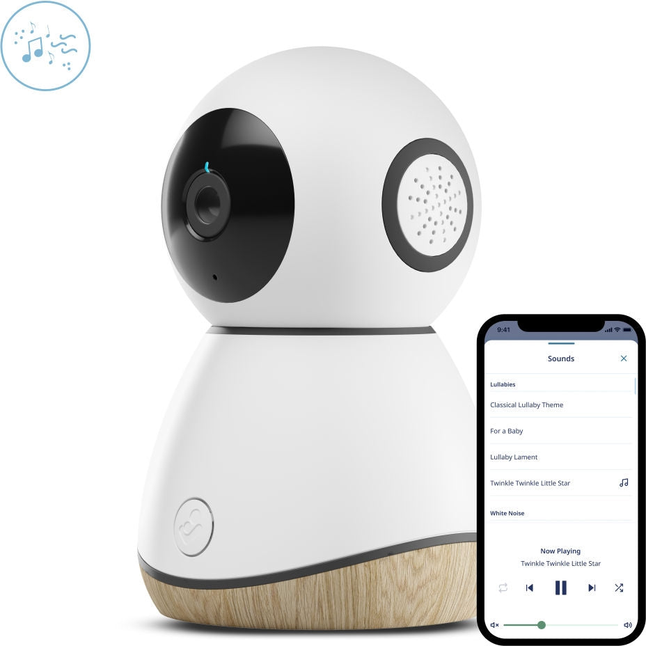Detalj av kameraobjektiv på Babycall med HD-kamera og nattmodus - Maxi-Cosi See